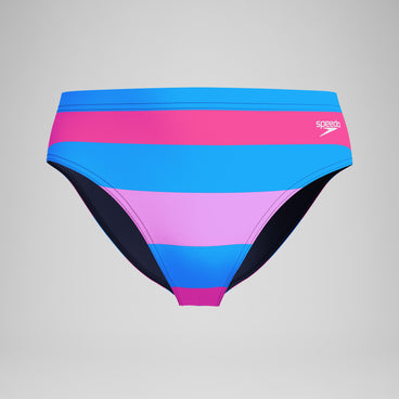 Men's Print The Speedo Brief Blue