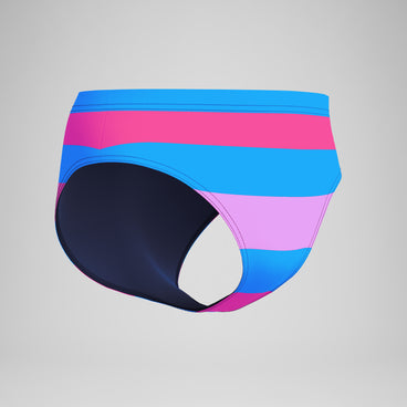 Men's Print The Speedo Brief Blue
