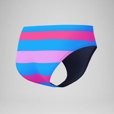 Men's Print The Speedo Brief Blue
