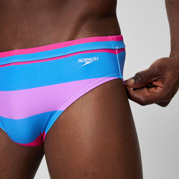 Men's Print The Speedo Brief Blue