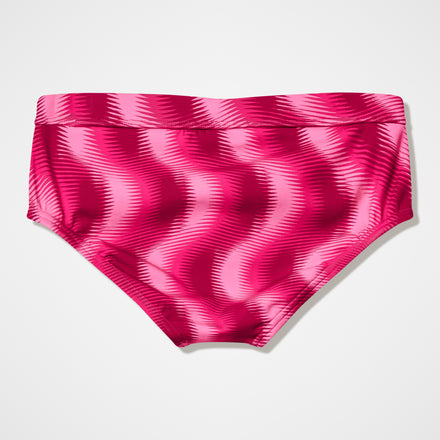 Men's The Speedo Printed Mid-Cut Briefs Pink
