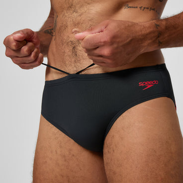 Men's Hyperboom Brief Black/Red