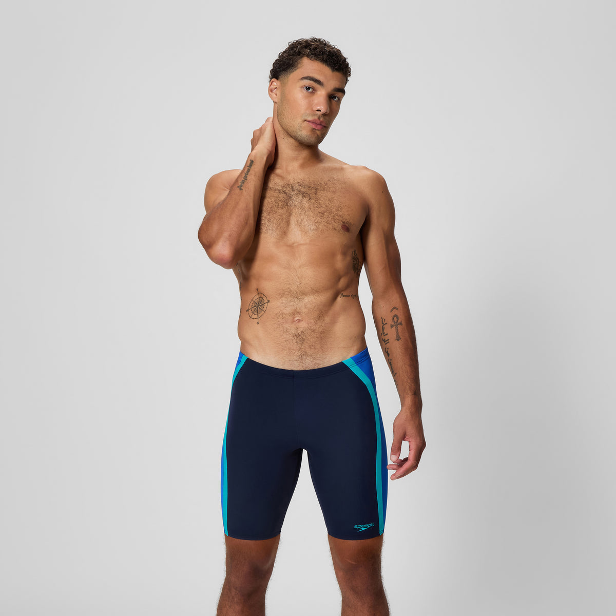 Solid Splice Jammer Navy Blue