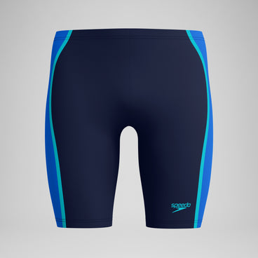 Men's Solid Splice Jammer Navy/Blue