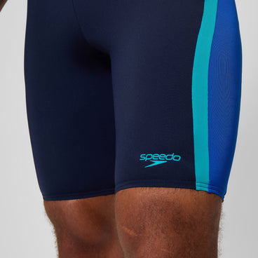 Men's Solid Splice Jammer Navy/Blue