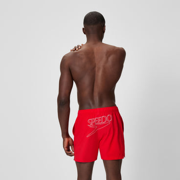 Men's Classic Logo Swim Shorts Red