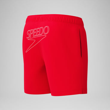 Men's Classic Logo Swim Shorts Red