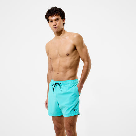 Boys Essentials Logo Swim Shorts Blue