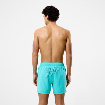 Boys Essentials Logo Swim Shorts Blue