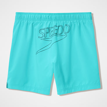 Boys Essentials Logo Swim Shorts Blue