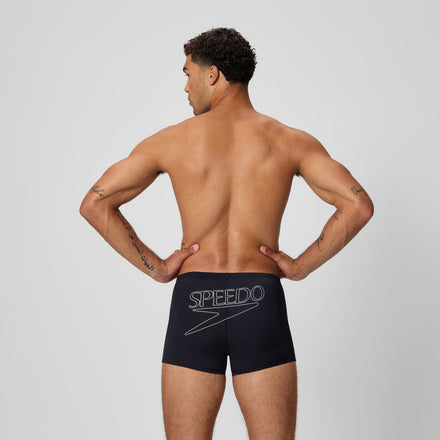 Men's Endurance+ Logo Aquashort Black