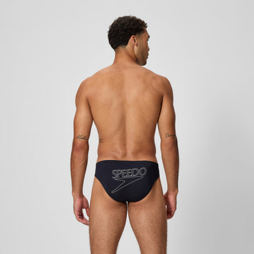 Men's Endurance+ Logo Brief Black