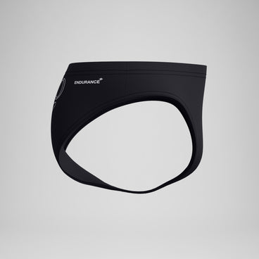 Men's Endurance+ Logo Brief Black