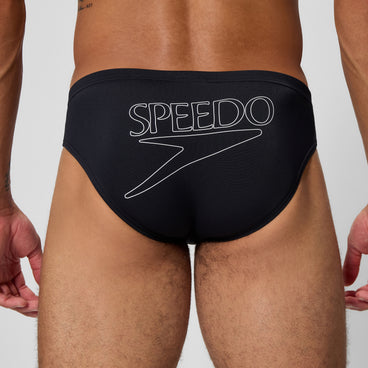 Men's Endurance+ Logo Brief Black