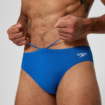 Men's Endurance+ Logo Brief Blue