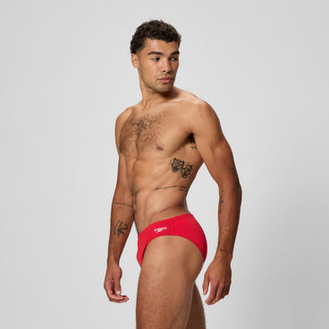 Men's Endurance+ Logo Brief Red