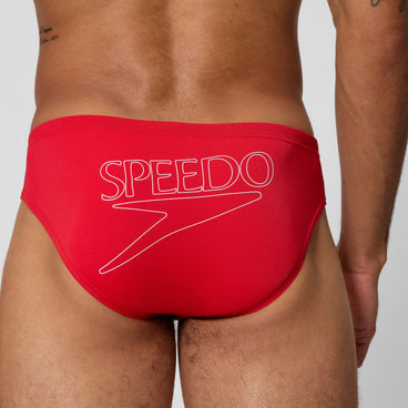 Men's Endurance+ Logo Brief Red