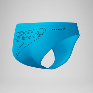 Men's Endurance+ Logo Brief Blue