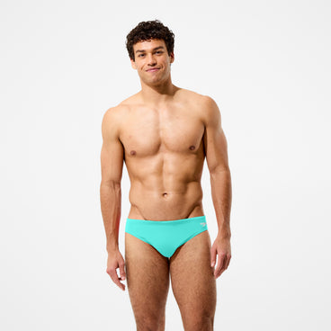 Men's Endurance+ Logo Brief Turquoise