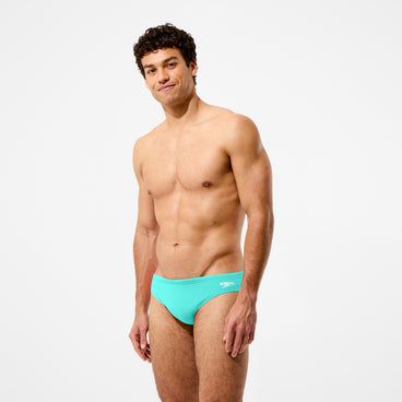 Men's Endurance+ Logo Brief Turquoise
