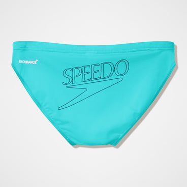 Men's Endurance+ Logo Brief Turquoise