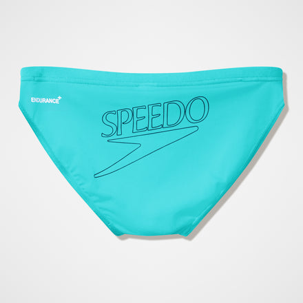Men's Endurance+ Logo Brief Turquoise