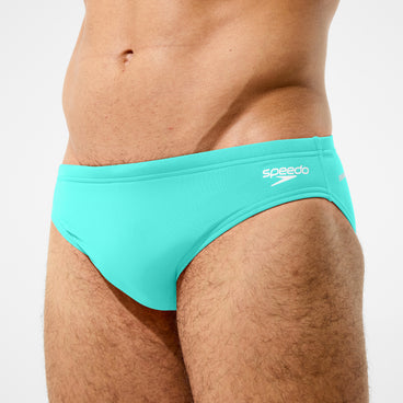Men's Endurance+ Logo Brief Turquoise