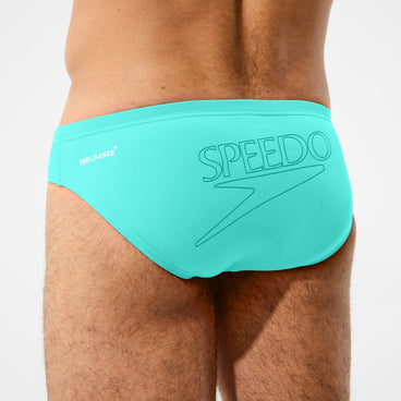 Men's Endurance+ Logo Brief Turquoise