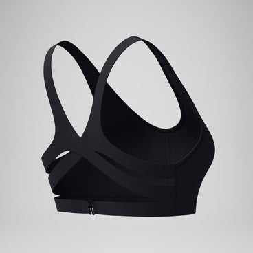 Women's Sculpture Boom Back Bikini Top Black