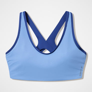 Women's Sculpture Boom Back Bikini Top Grey/Blue