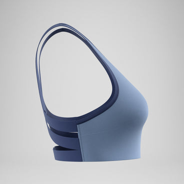 Women's Sculpture Boom Back Bikini Top Grey/Blue