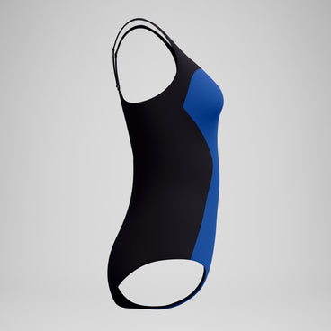 Women's Colourblock Contour Swimsuit Blue/Black