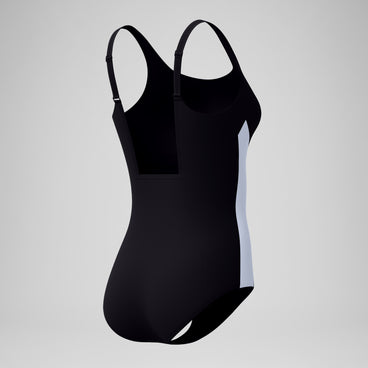 Women's Quantum Contour Swimsuit Black/White