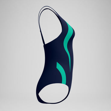 Women's Quantum Contour Swimsuit Navy/Teal