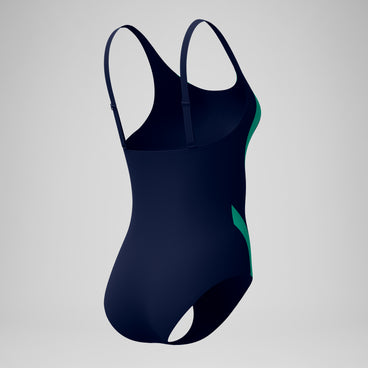 Women's Quantum Contour Swimsuit Navy/Teal