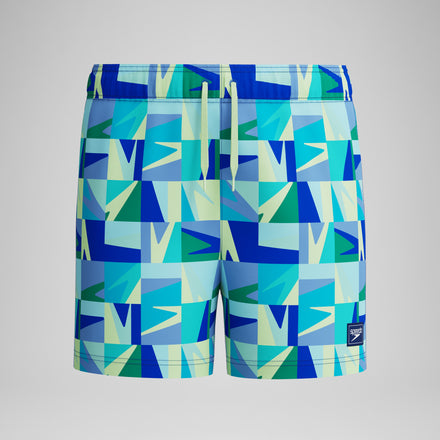 Boys Print Swim Shorts Pale Green