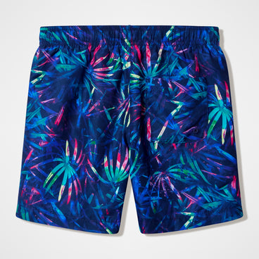 Boys Printed Swim Shorts Navy