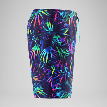 Boys Printed Swim Shorts Navy