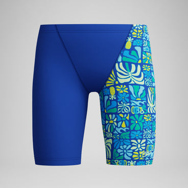 Boys Print V-Cut Jammer Blue/Angelic Blue