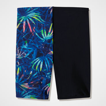 Boys Printed V-Cut Jammer Navy