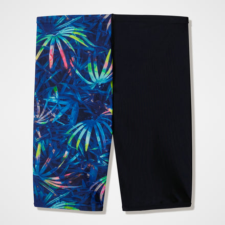 Boys Printed V-Cut Jammer Navy