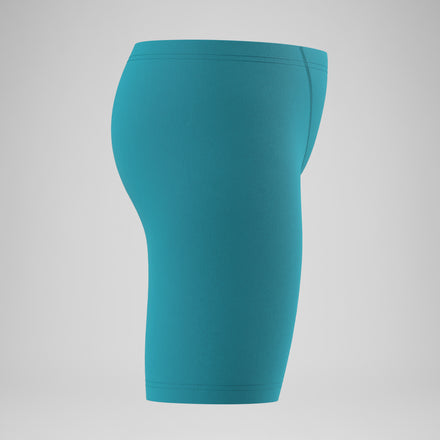 Boys Printed V-Cut Jammer Turquoise