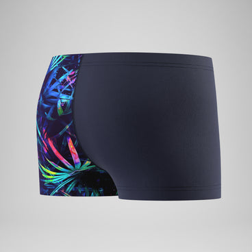 Boys Printed V-Cut Aquashorts Navy