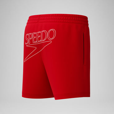 Boys Classic Logo Swim Shorts Red