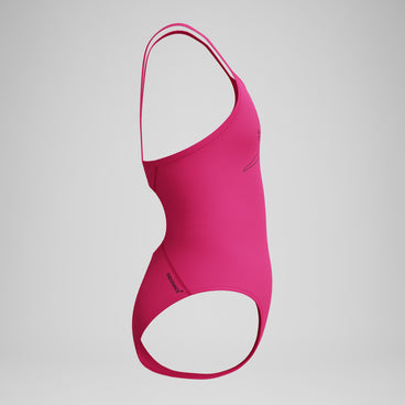 Girls Endurance+ Logo Thinstrap Swimsuit Pink