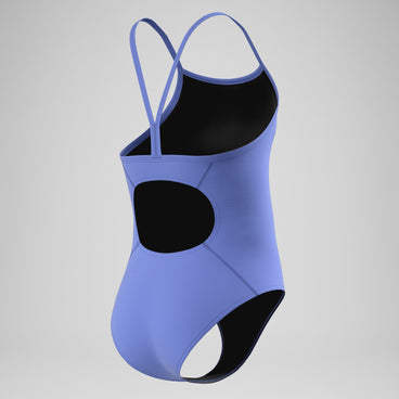 Girls Endurance+ Logo Thinstrap Swimsuit Purple