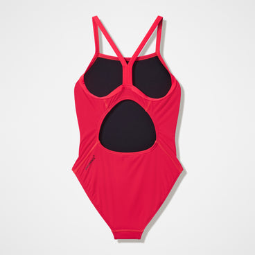Girls Endurance+ Logo Thinstrap Swimsuit Pink