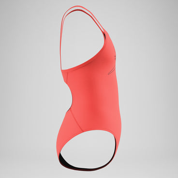 Girls Endurance+ Logo Thinstrap Swimsuit Pink