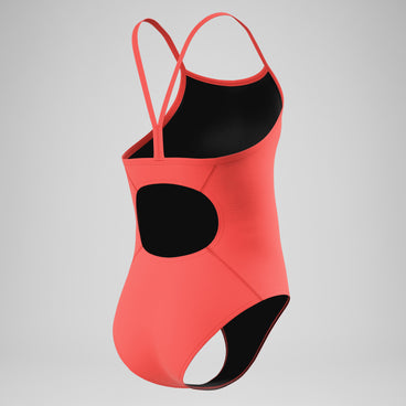 Girls Endurance+ Logo Thinstrap Swimsuit Pink