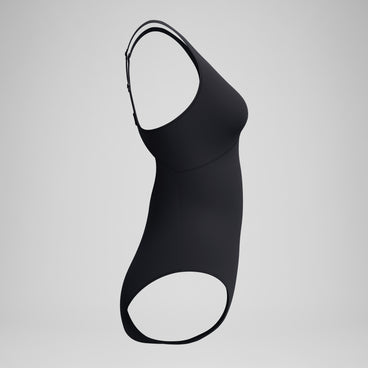 Women's Sculpture Butterfly Back Swimsuit Black